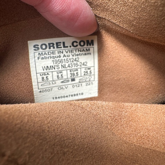 Sorel Women's Cate Pull on Brown Boot waterproof suede, size 8.5 - Picture 8 of 8